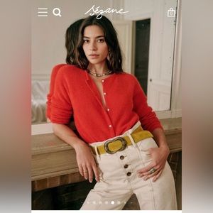 Sezane Gaspard Cardigan Size Medium